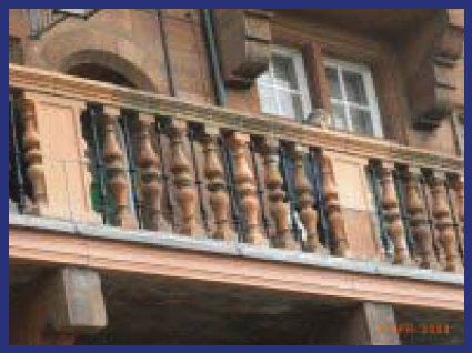 Conservation Project - Caledonian Mansions - Specialist Terracotta Balustrade Repair/Renewal