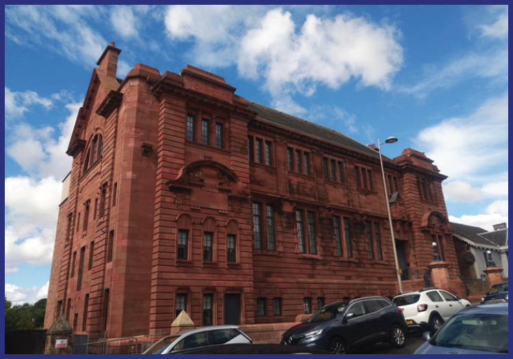 Conservation Project - Former Coatbridge Library - Completed front elevation