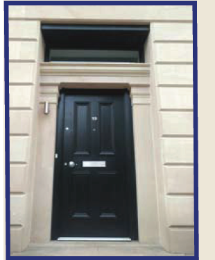 New Build Project - Lynedoch Street - New Main Entrance Detail.