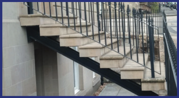 New Build Project - Lynedoch Street - New Entrance Stair
