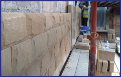 New Build Supply & Fix - Split Faced Walling